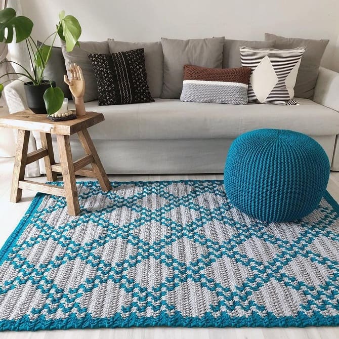 Do-it-yourself rugs for the house: ideas with photos 4