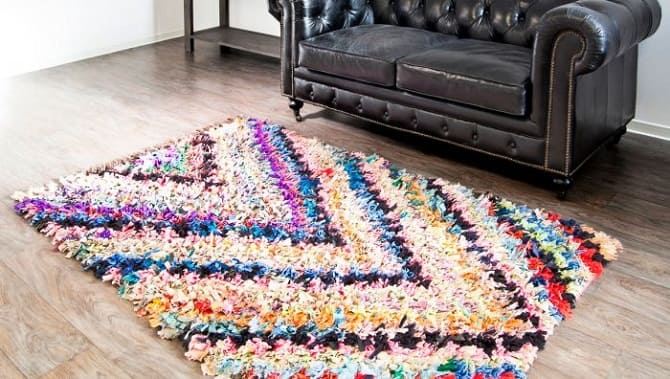 Do-it-yourself rugs for the house: ideas with photos 9