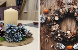 Pine cone decor: original designs for the holiday