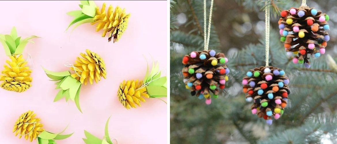 Pine cone crafts for kids: simple and creative ideas