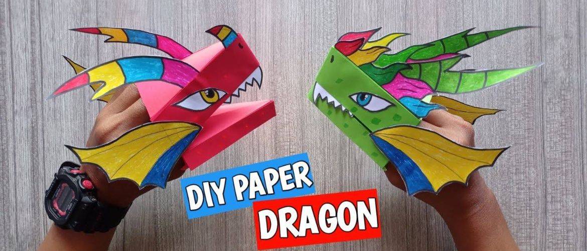 TikTok trends: how to make a paper dragon on your hand (+ bonus video)
