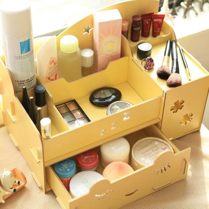 DIY cosmetics organizer: step-by-step master class 6