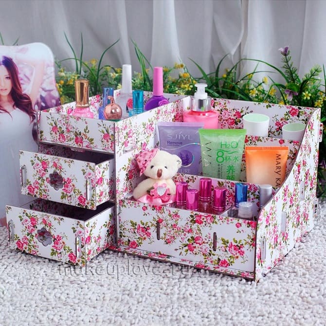 DIY cosmetics organizer: step-by-step master class 9