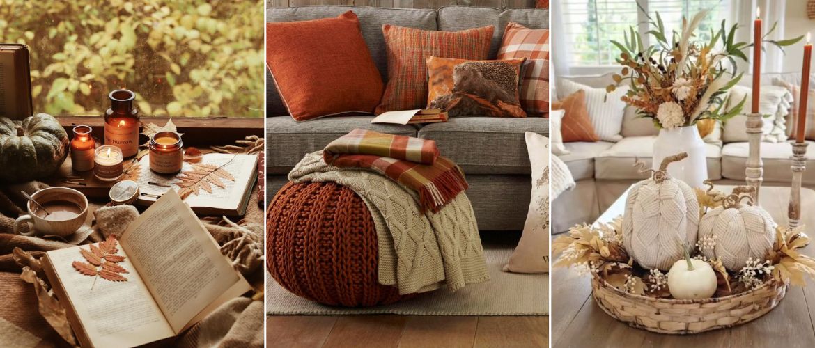 How to decorate a house in autumn style: decor ideas