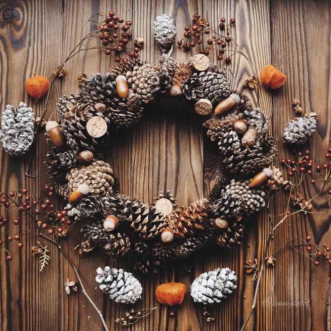 Pine cone decor: original designs for the holiday 3