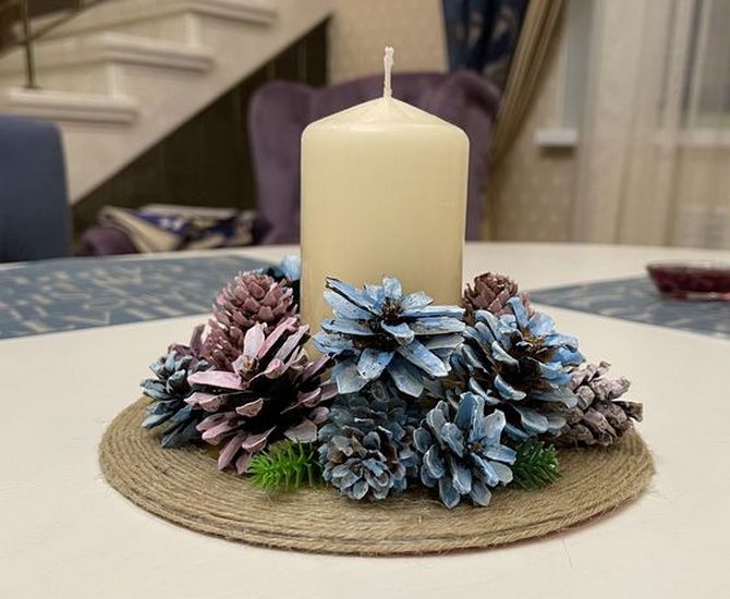 Pine cone decor: original designs for the holiday 6