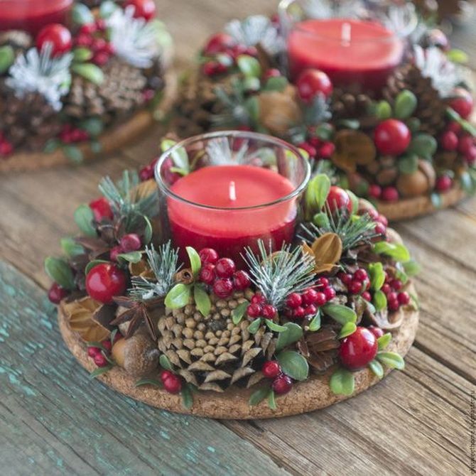 Pine cone decor: original designs for the holiday 8