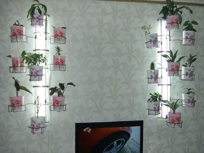 DIY flower shelves: interesting ideas with photos 11