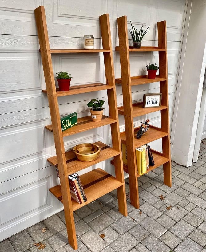 DIY flower shelves: interesting ideas with photos 6