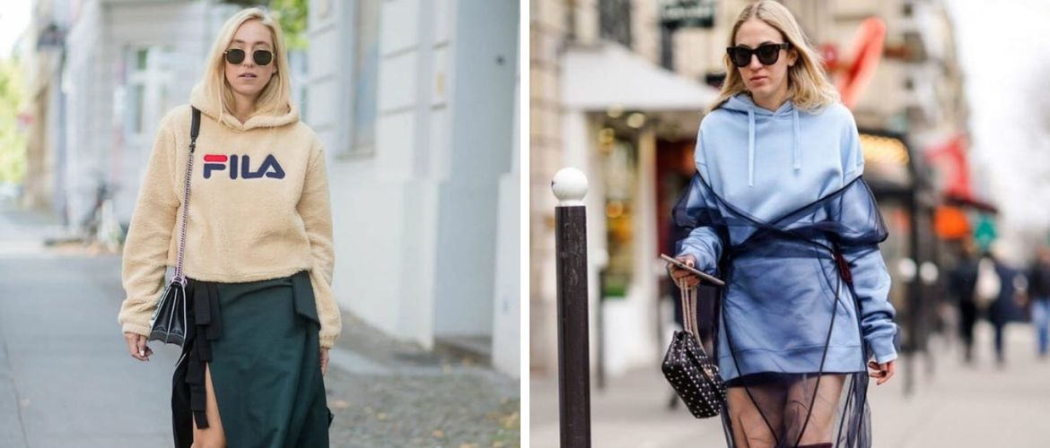 What to wear with a hoodie in fall 2023: fashion ideas for women