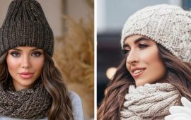 Fashionable knitted hats for winter 2023-2024: current models