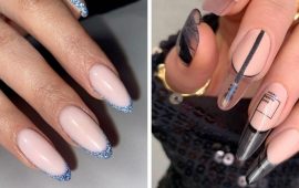 Unusual French manicure: fashionable nail design ideas