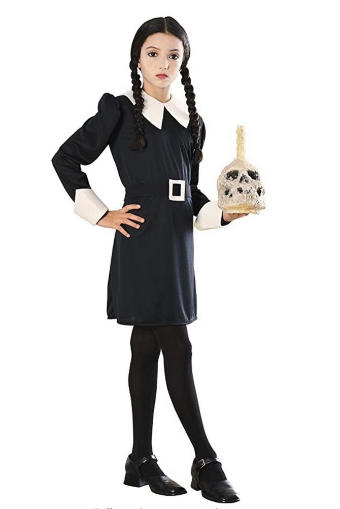 Wednesday Addams Halloween-Kostüm: Fotobeispiele von Bildern 5