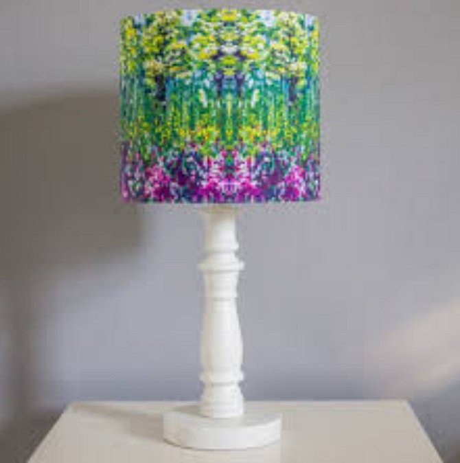 DIY fabric lampshade: decor ideas with photos 6