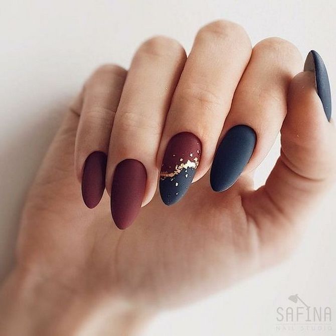 Burgundy manicure 2023: fashionable ideas with trendy colors 5