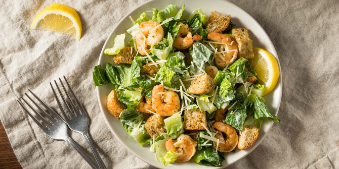 Caesar-Salat: originelle Variationen des Gerichts 4