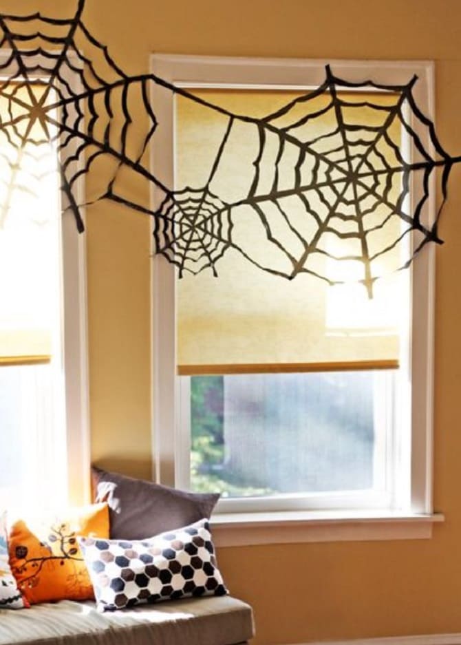 Making paper garlands for Halloween: step-by-step master classes (+ bonus video) 2