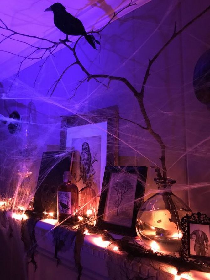 How to decorate your house for Halloween: room decorating ideas 1