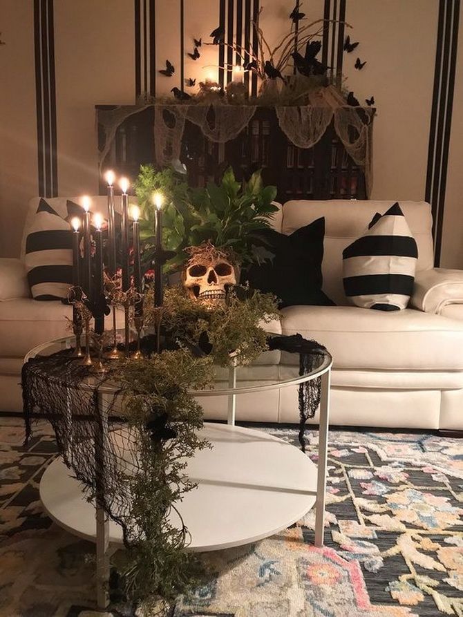 How to decorate your house for Halloween: room decorating ideas 15