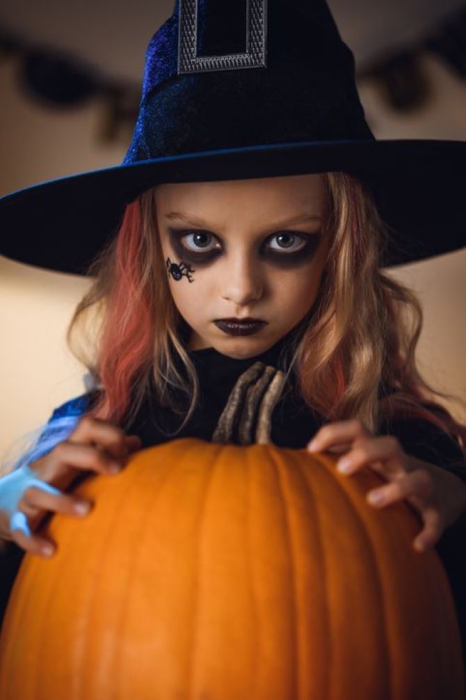 Крошечные монстры: топ-5 идей макияжа для детей на Хэллоуин 2023 2
