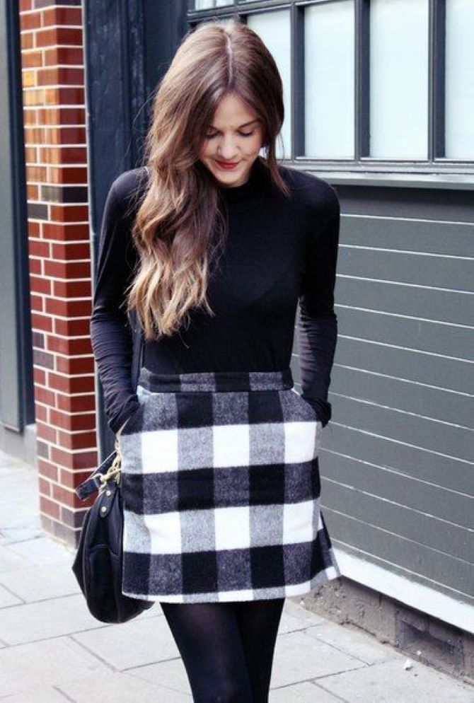 How to wear a plaid skirt: stylish looks for any occasion 10