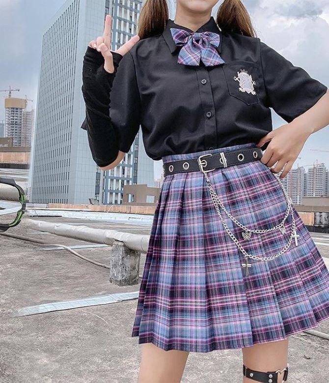 How to wear a plaid skirt: stylish looks for any occasion 13