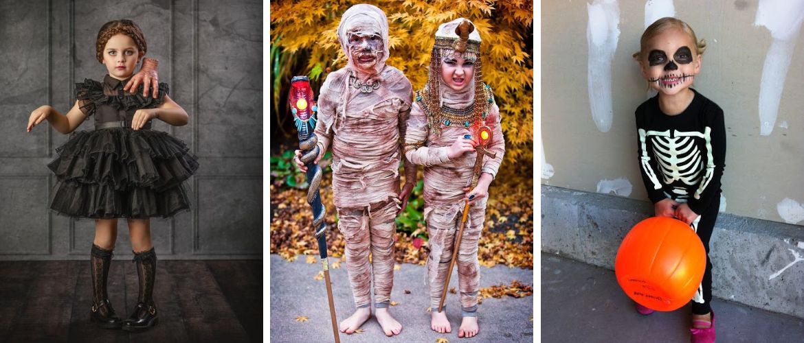 Halloween-Kostüm für Kinder: frische Ideen, Fotos