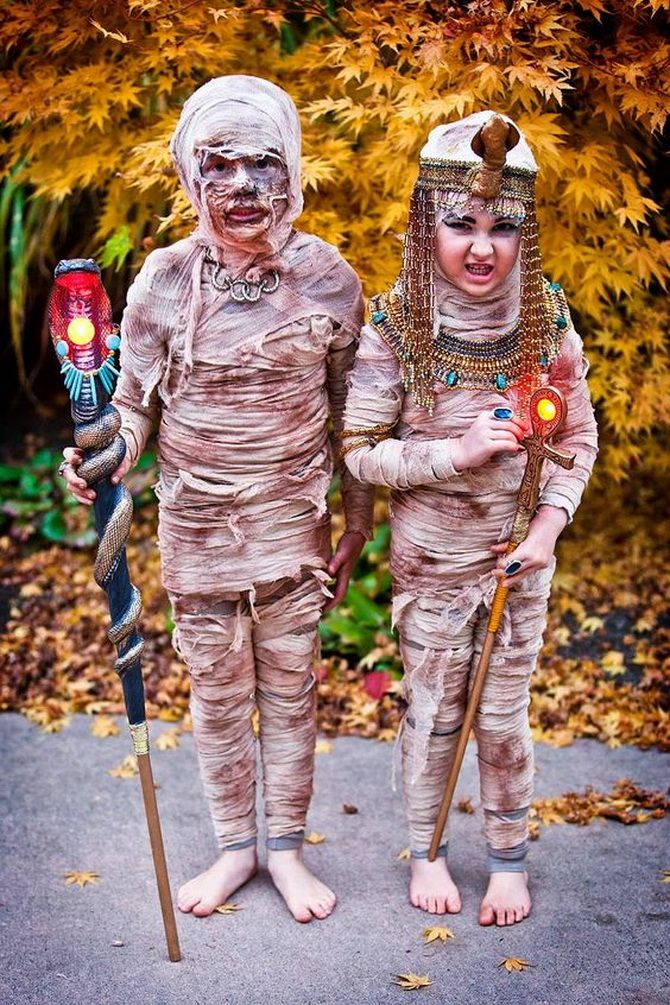 Halloween-Kostüm für Kinder: frische Ideen, Fotos 7