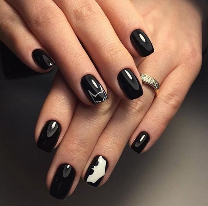 Nail designs for Halloween: the best ideas with photos 8