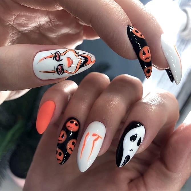 Nail designs for Halloween: the best ideas with photos 10