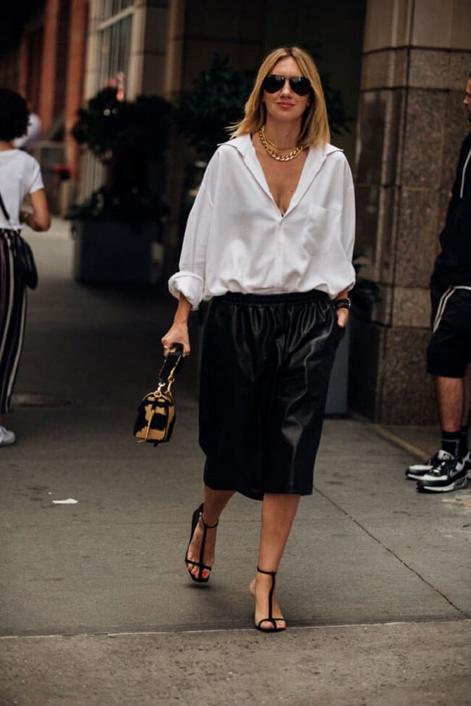How and with what to wear an oversized shirt: fashion tips 7