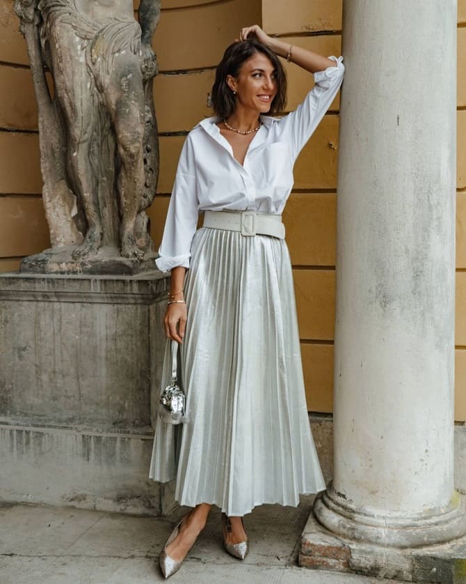 Shirt and skirt: exquisite combinations for fashionistas 4