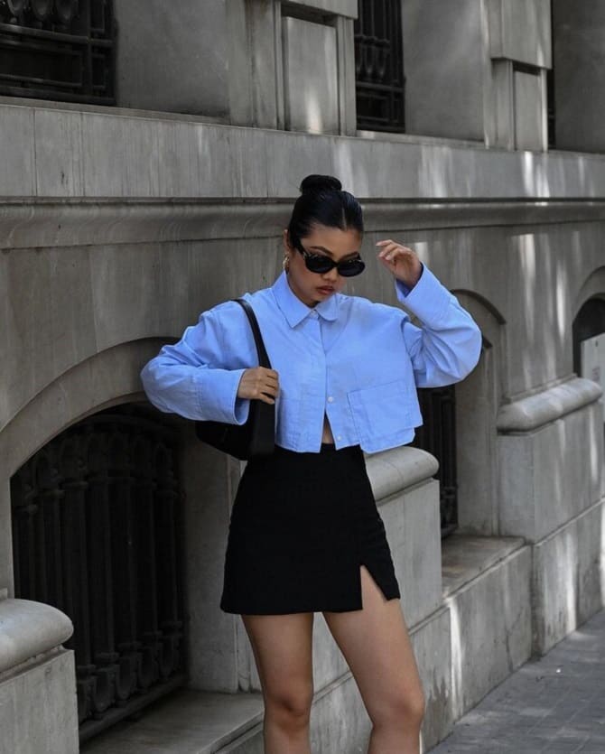Shirt and skirt: exquisite combinations for fashionistas 7