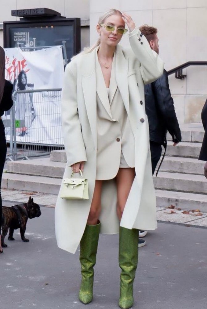 How to stylishly wear high boots in autumn-winter 2023-2024 2