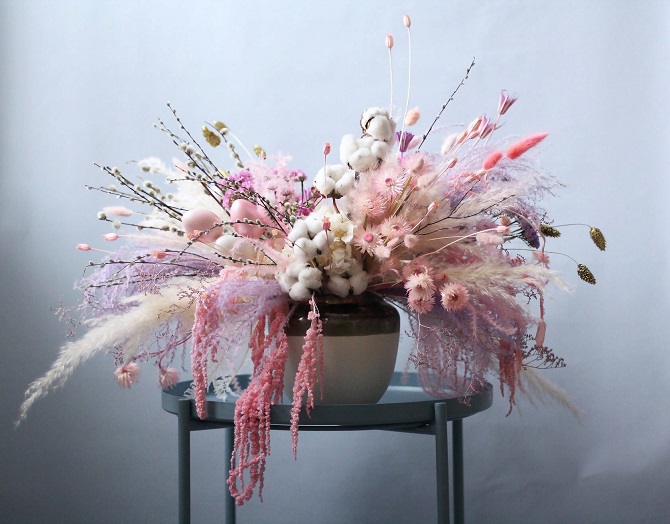 Beautiful crafts from dried flowers: ideas with photos 6