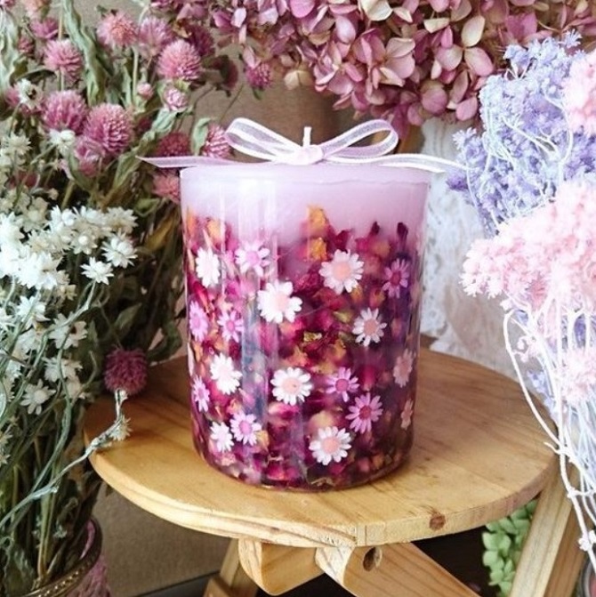 Beautiful crafts from dried flowers: ideas with photos 9
