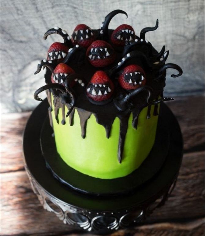 How to decorate a cake for Halloween: the creepiest ideas (+ bonus video) 13