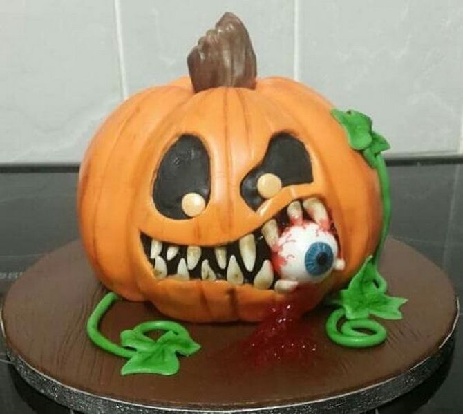 How to decorate a cake for Halloween: the creepiest ideas (+ bonus video) 23