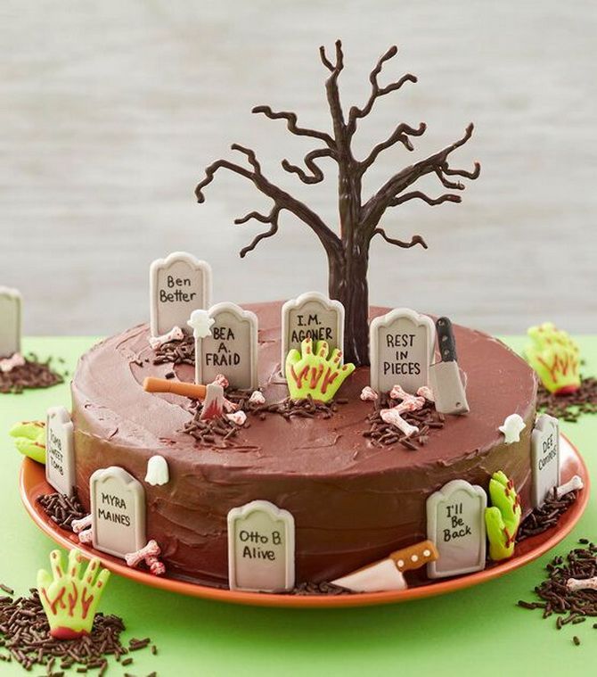How to decorate a cake for Halloween: the creepiest ideas (+ bonus video) 8