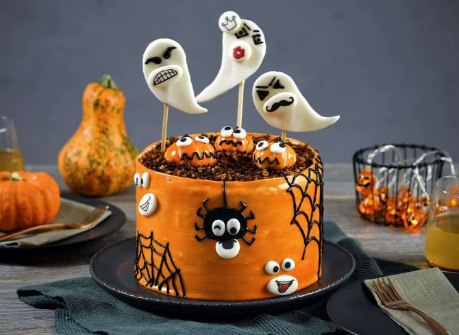 Как украсить торт на Хэллоуин: самые жуткие идеи (+бонус-видео) 5