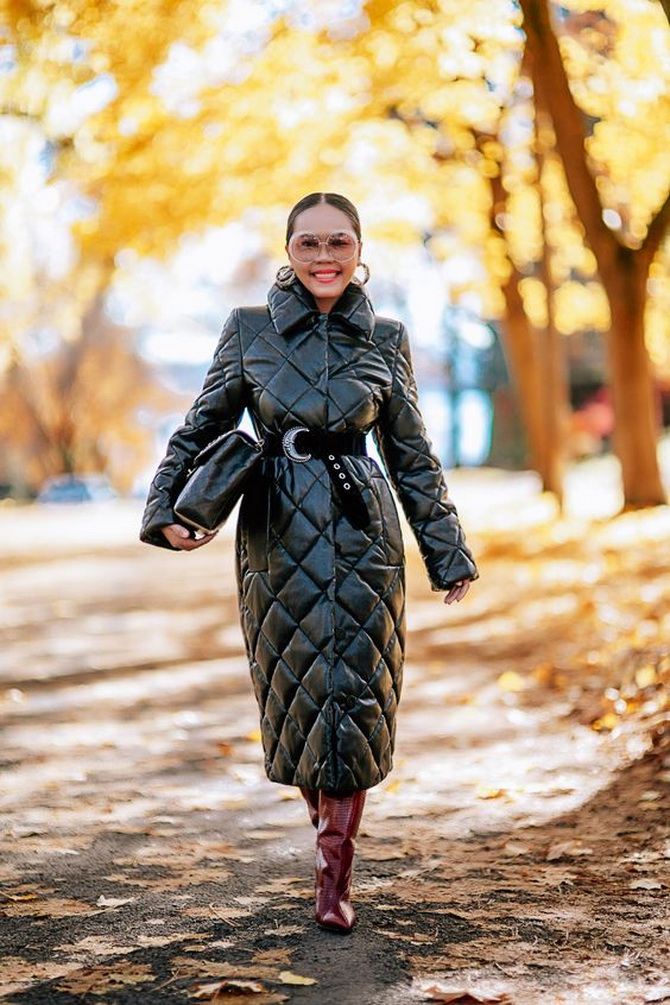 How to dress in winter to look slimmer: fashion tips 1