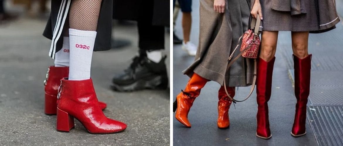 Rote Schuhe: ein Modehit der neuen Saison