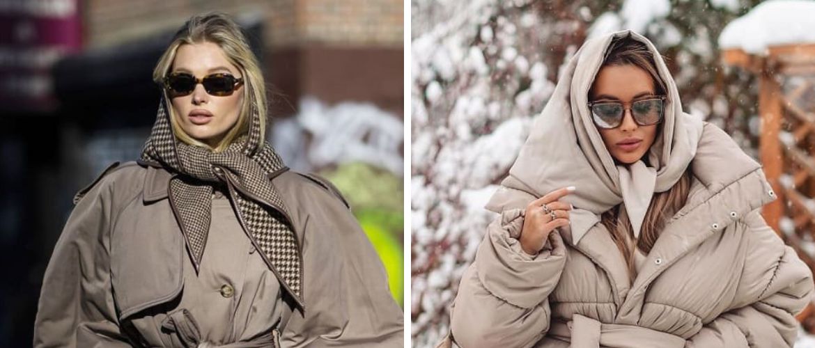 Як носити хустку взимку: модні прийоми на кожен день