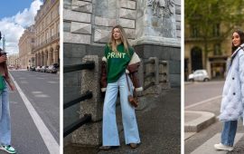 Модные фасоны джинсов на зиму 2024: актуальные модели