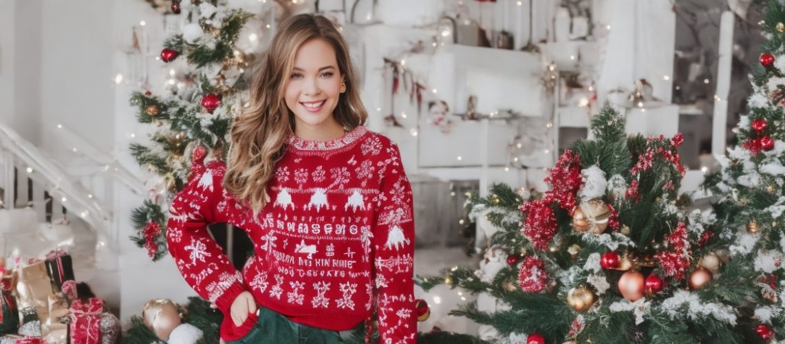 How to Wear a Christmas Sweater to Look Stylish in Winter Outfits