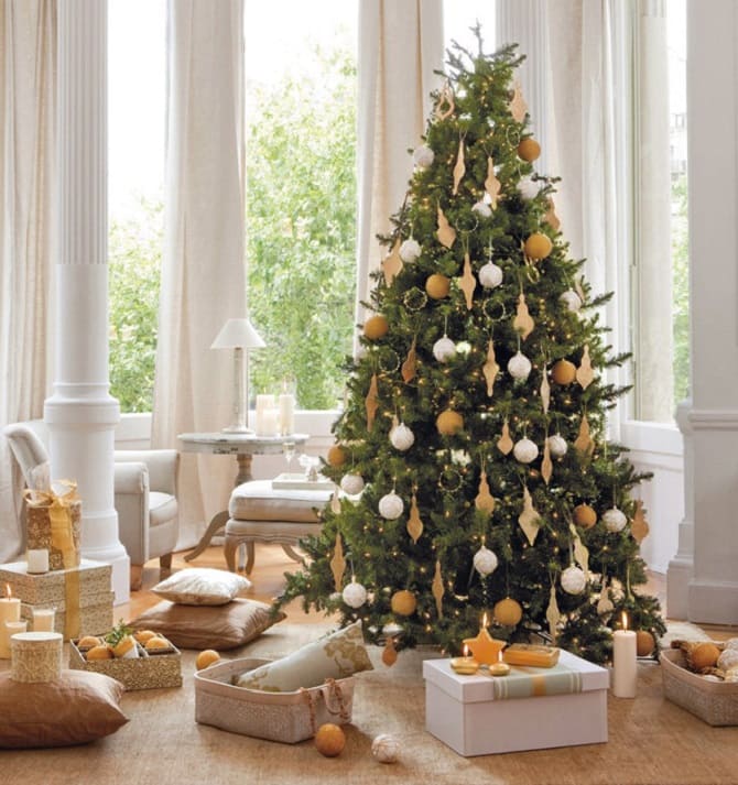 Weihnachtsbaumfarben für Neujahr 2024: So schmücken Sie das Hauptsymbol des Feiertags 16