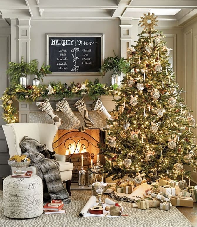 How to decorate the bottom of a Christmas tree: ideas with photos 4