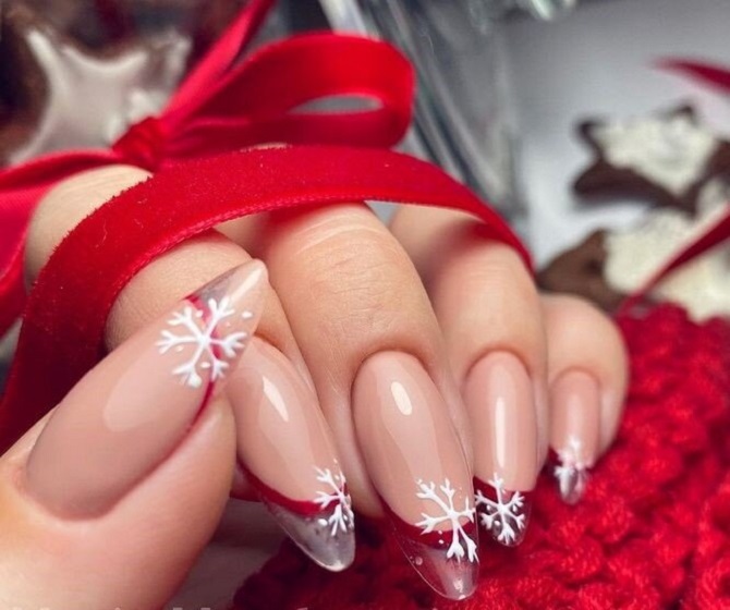 New Year’s French 2024: stylish manicure ideas for the holiday 13