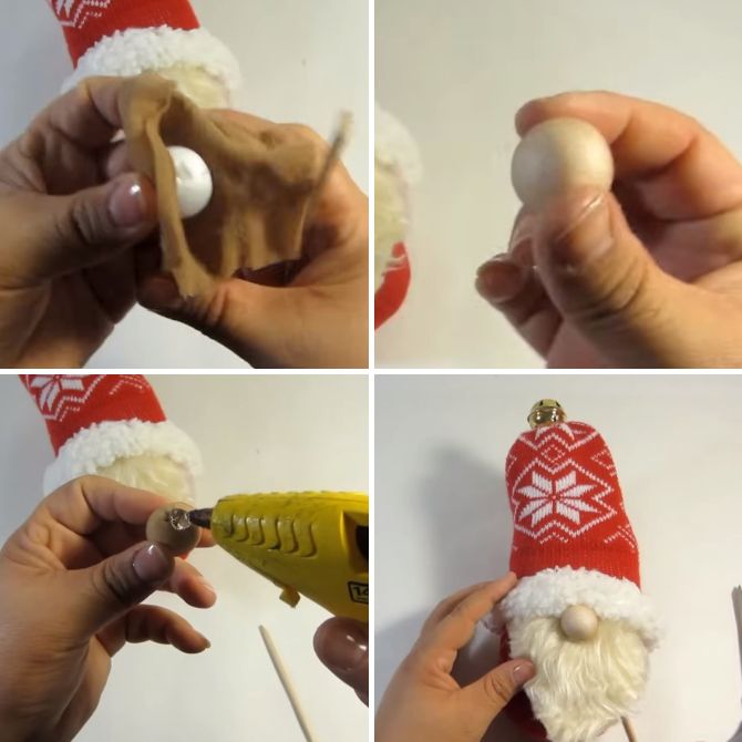 Новогодний уют: как сделать скандинавского гнома своими руками (+бонус-видео) 10
