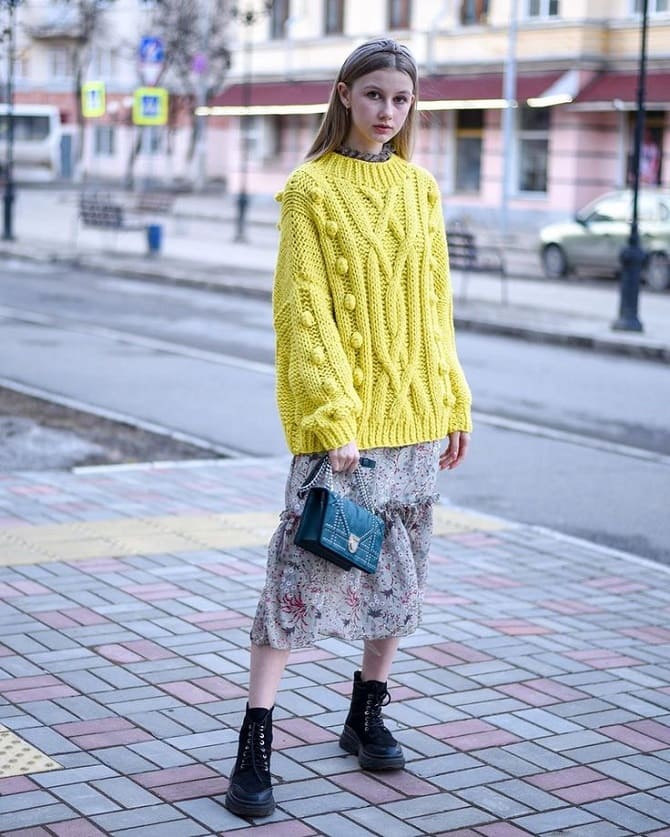 Лимонний одяг у холодну пору року: як носити для стильного образу 1